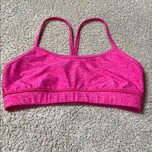 lululemon pink sports bra